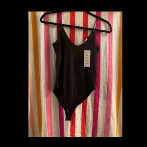 Black Tank Top Body Suit